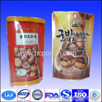 Stand Up Aluminum Foil Pouch With Tear Notch 